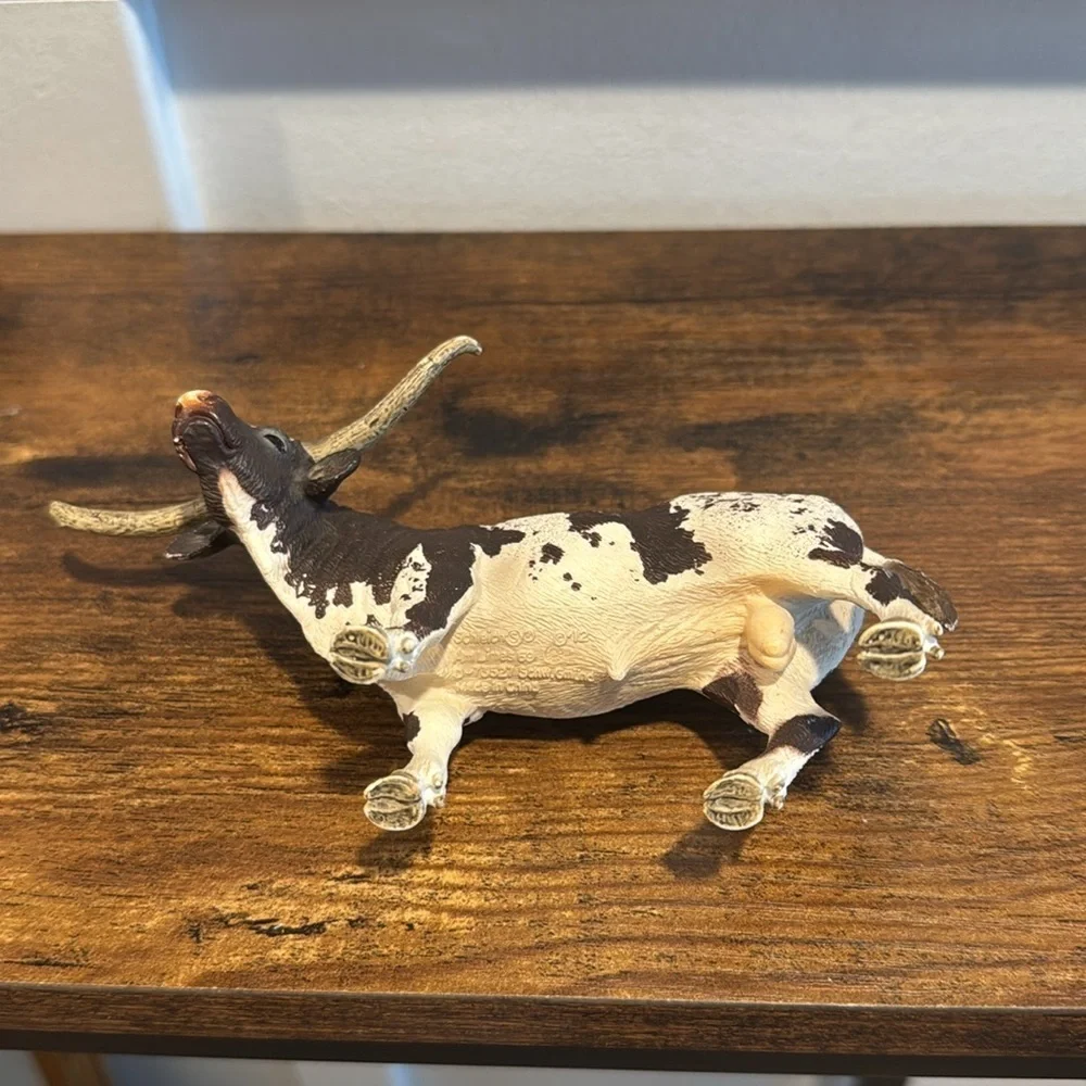 Schleich One Texas Longhorn Bull Steer #D73527 Retired Ranch Animal 2012.